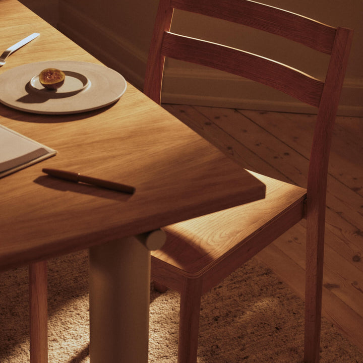 PRE-ORDER │ FERM LIVING Atura Dining Table, 200x90cm, Light Cashmere/Natural Oak Veneer
