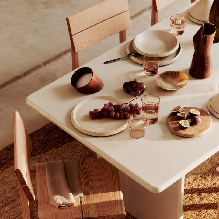 FERM LIVING Boya Tall Glasses, Blush (Set of 2)