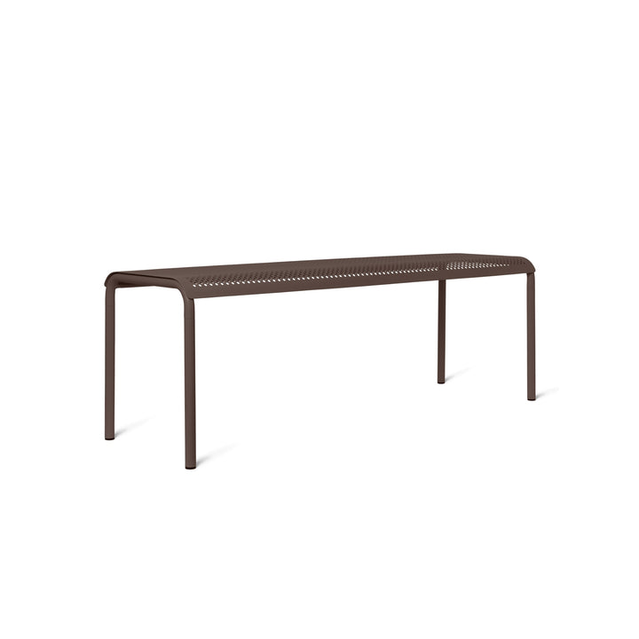 FERM LIVING Dapple Bench, Dark Chocolate