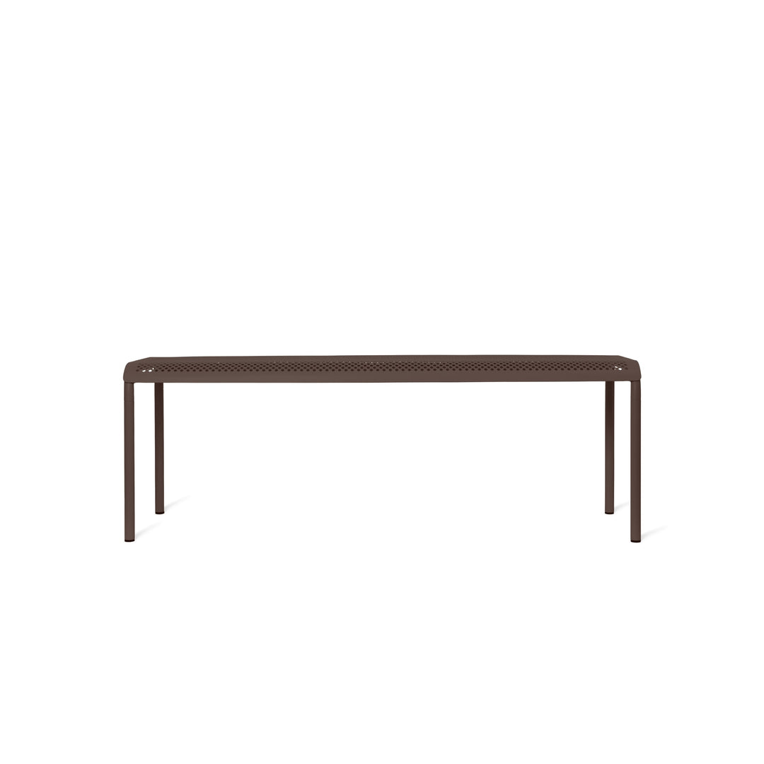 FERM LIVING Dapple Bench, Dark Chocolate