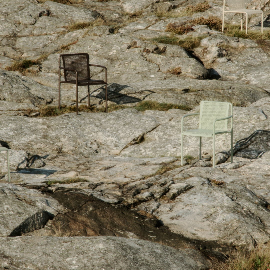PRE-ORDER | FERM LIVING Dapple Chair w/ Arms, Dark Chocolate