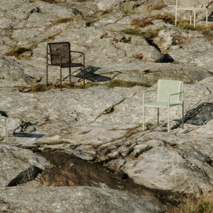 PRE-ORDER | FERM LIVING Dapple Chair w/ Arms, Dark Chocolate