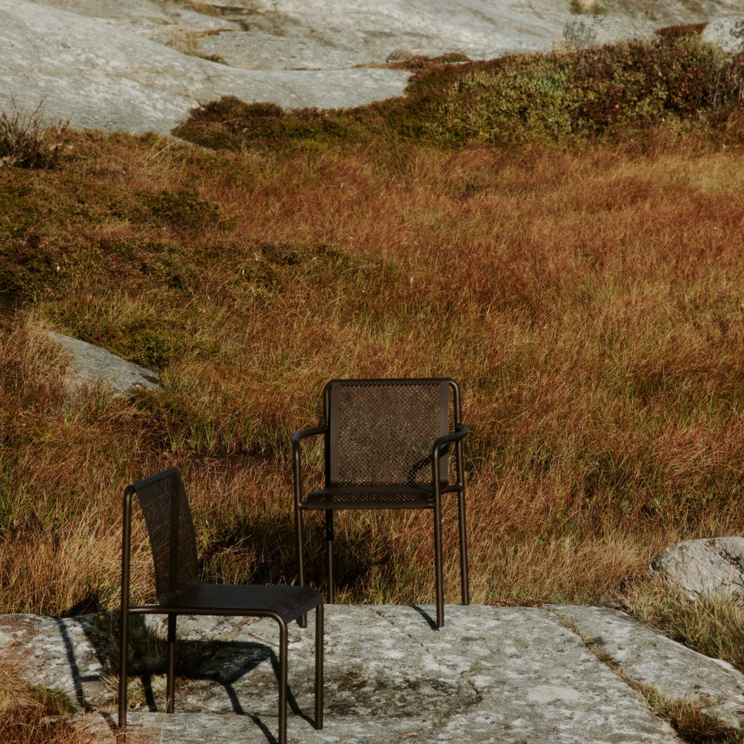 PRE-ORDER | FERM LIVING Dapple Chair w/ Arms, Dark Chocolate