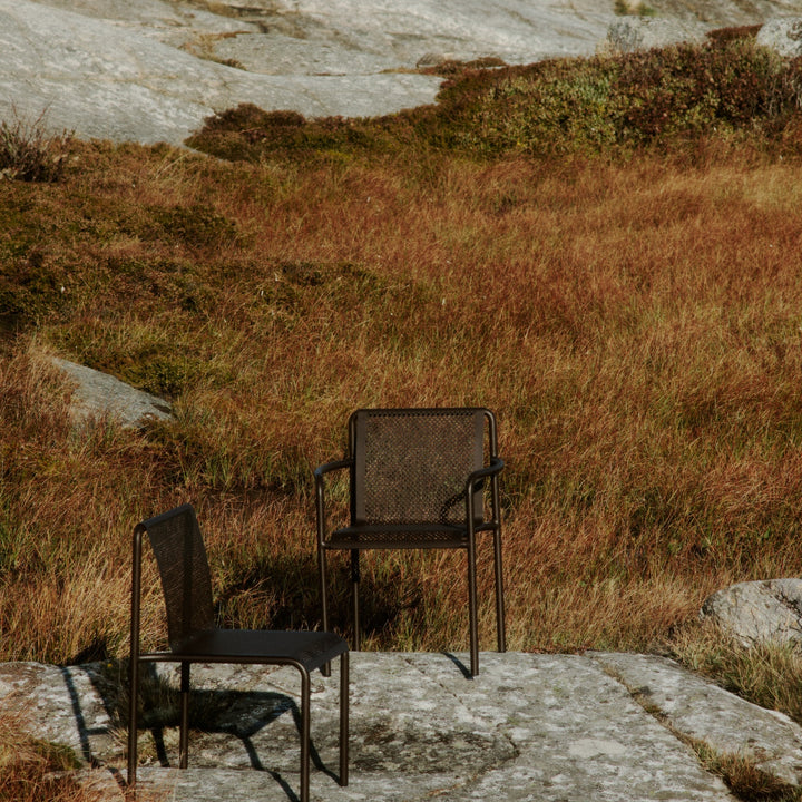 PRE-ORDER | FERM LIVING Dapple Chair w/ Arms, Dark Chocolate