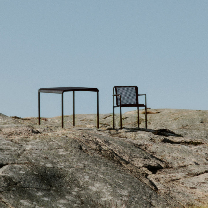 PRE-ORDER | FERM LIVING Dapple Chair w/ Arms, Dark Chocolate