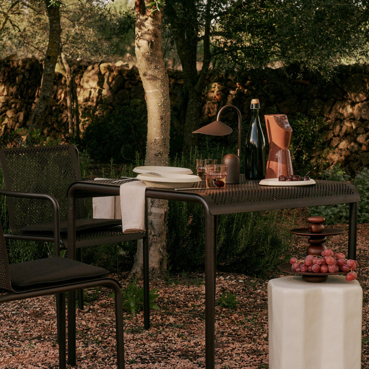 PRE-ORDER │ FERM LIVING Dapple Dining Table, 80x80cm, Dark Chocolate