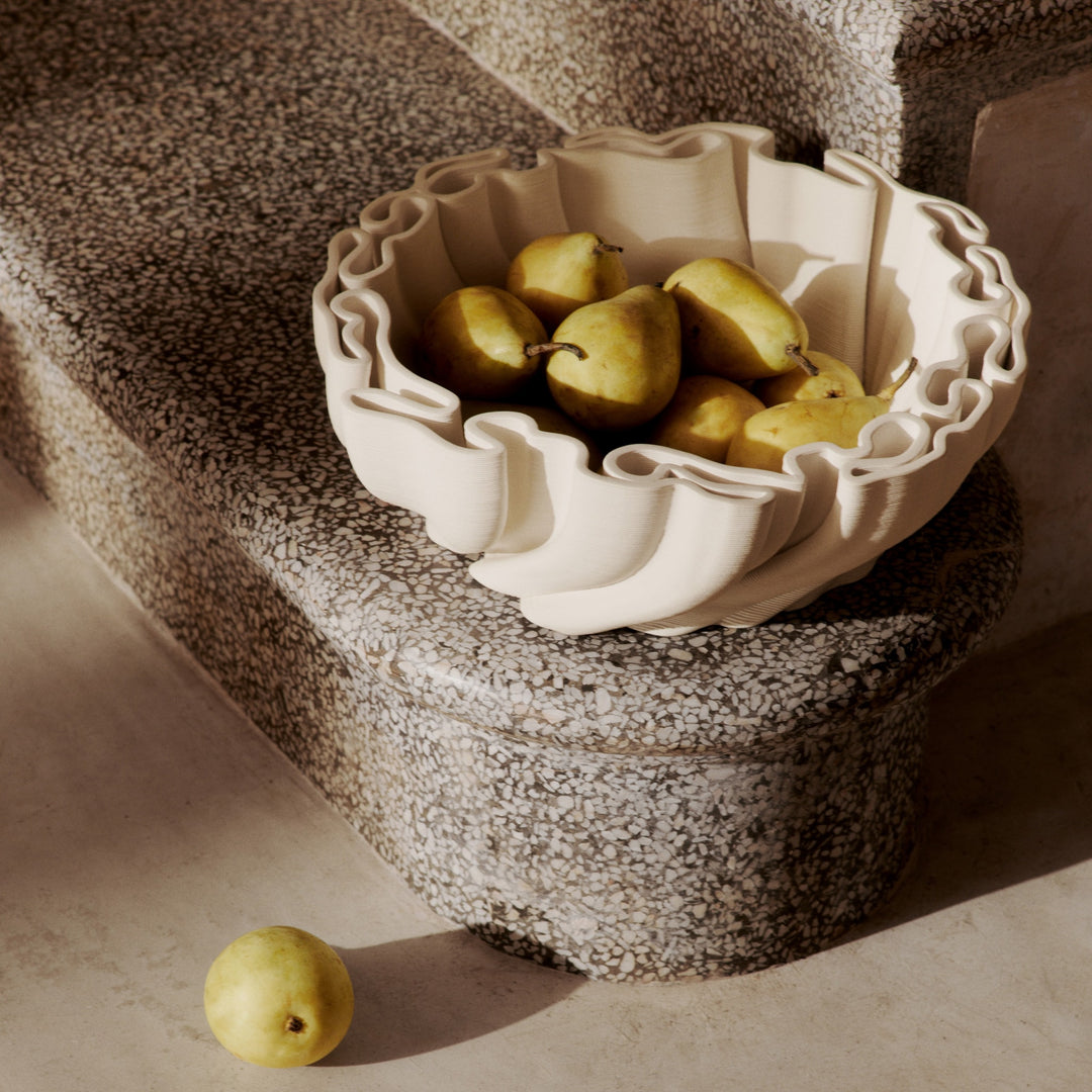 FERM LIVING Dedali Bowl, D34cm, Off-White