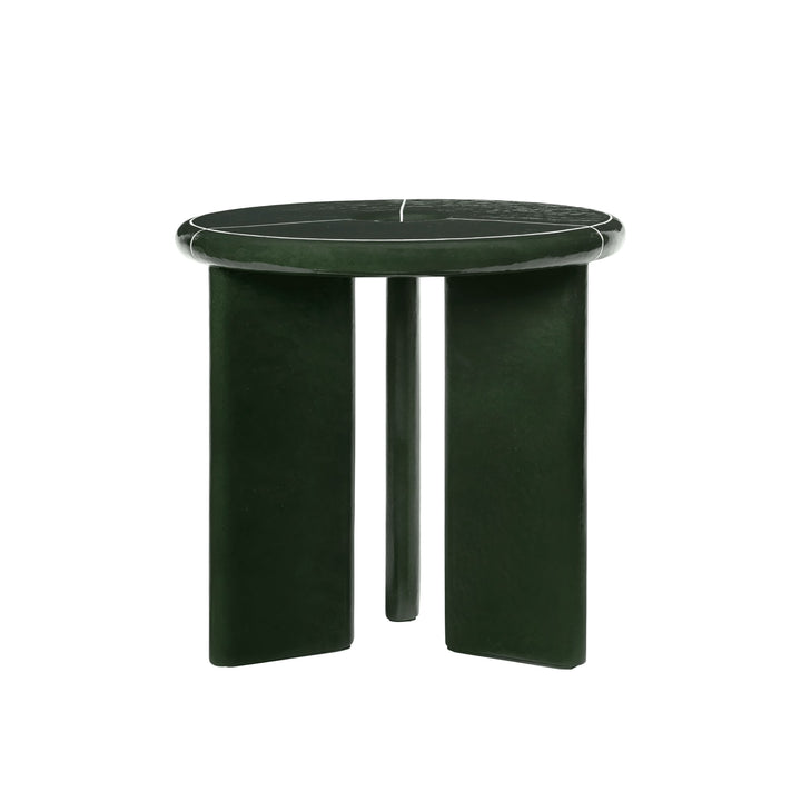 FERM LIVING Deya Side Table, (D)47cm, Dark Green