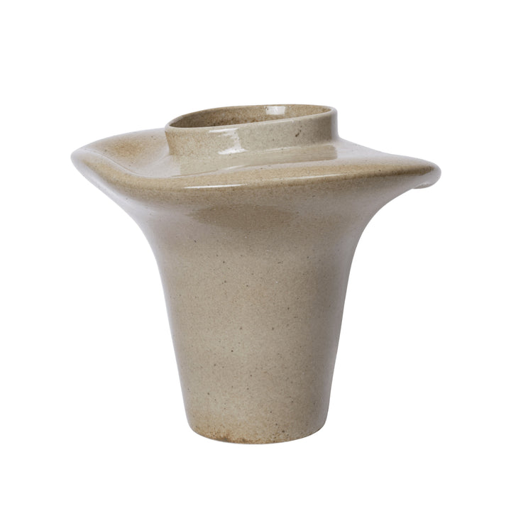 FERM LIVING Evio Vase, H35, Elm Green