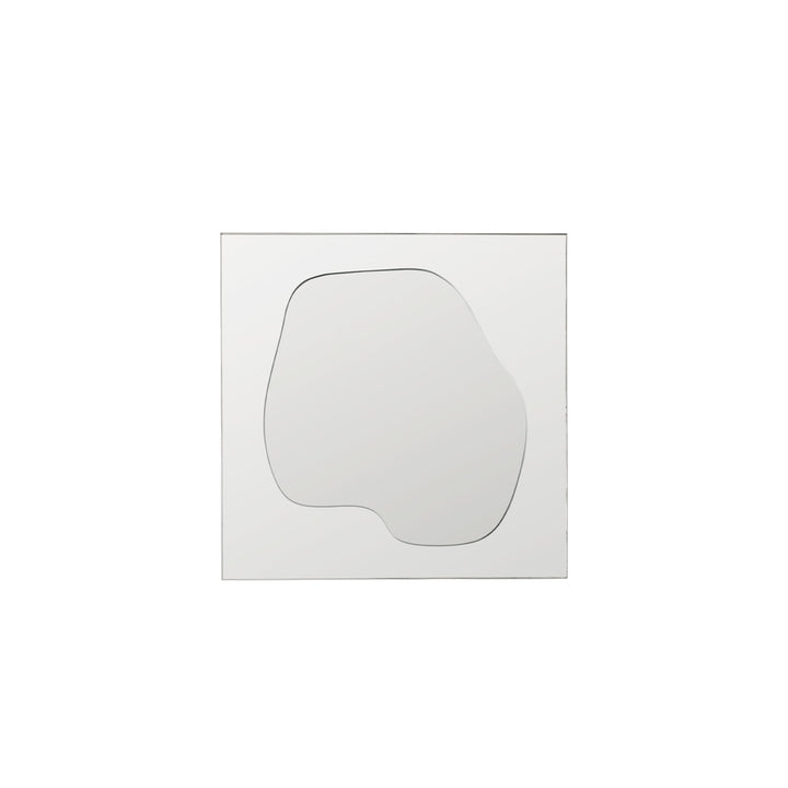FERM LIVING Folia Mirror, H45, Silver
