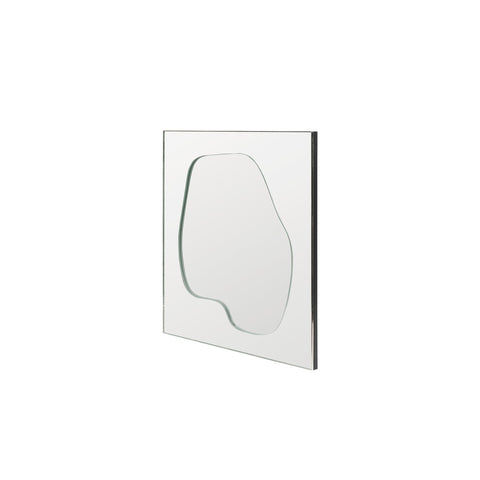 FERM LIVING Folia Mirror, H45, Silver