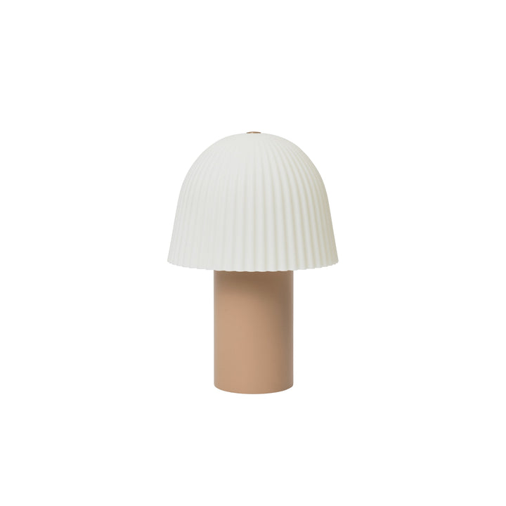 FERM LIVING Frill Portable Lamp, Rose/White