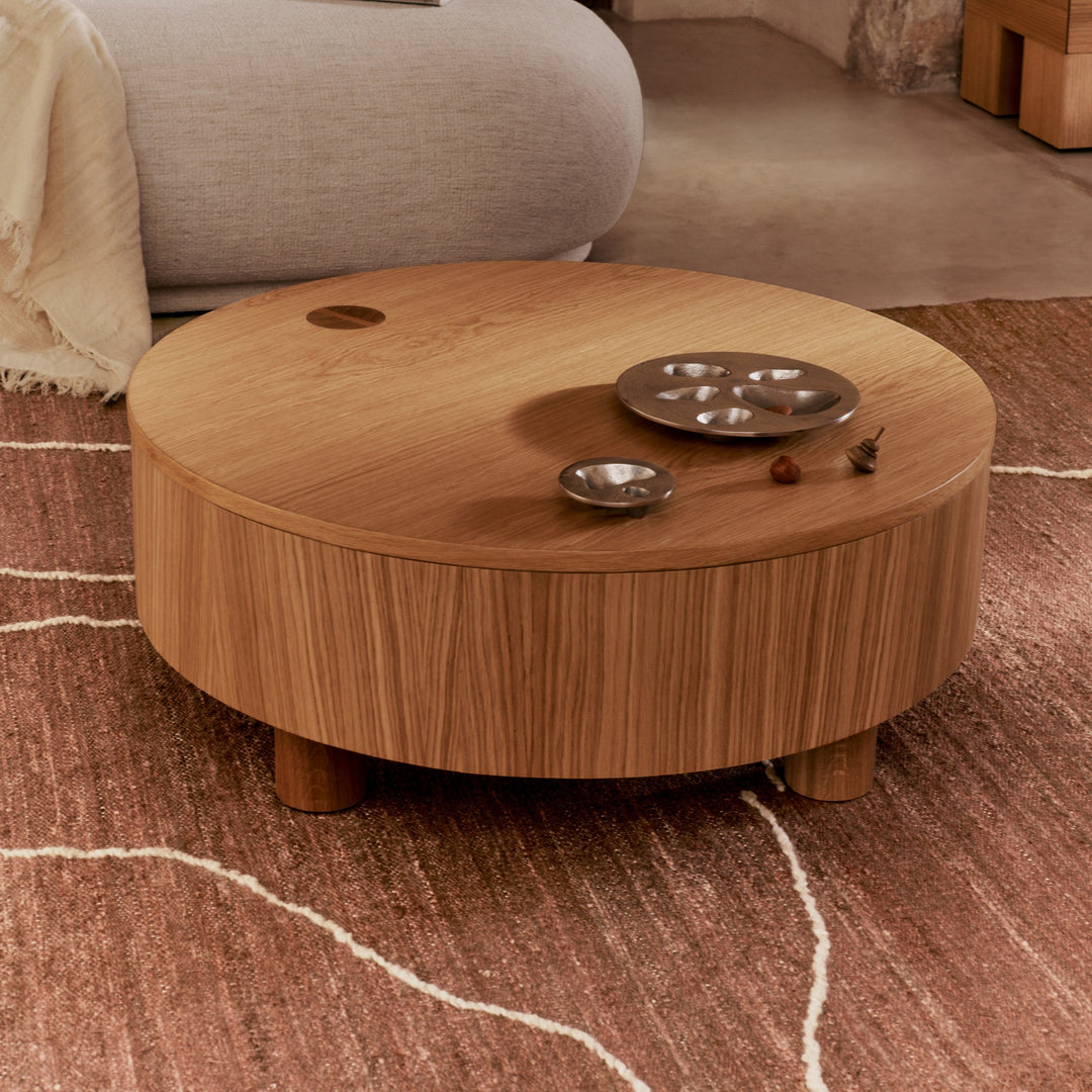 PRE-ORDER │ FERM LIVING Gesso Jute Rug, 200x300cm, Terracotta/Off-White