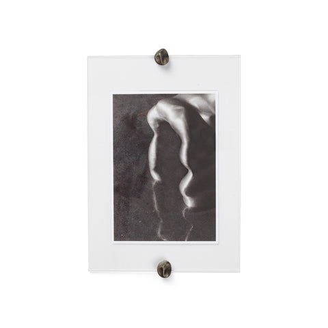 FERM LIVING Gravel Picture Frame, A4, Antique Brass