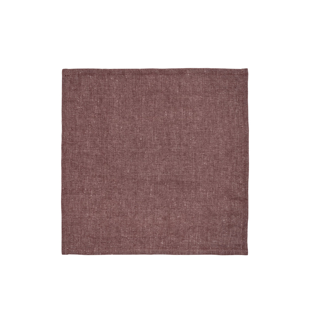 FERM LIVING Hale Napkins, Chestnut (Set of 4)