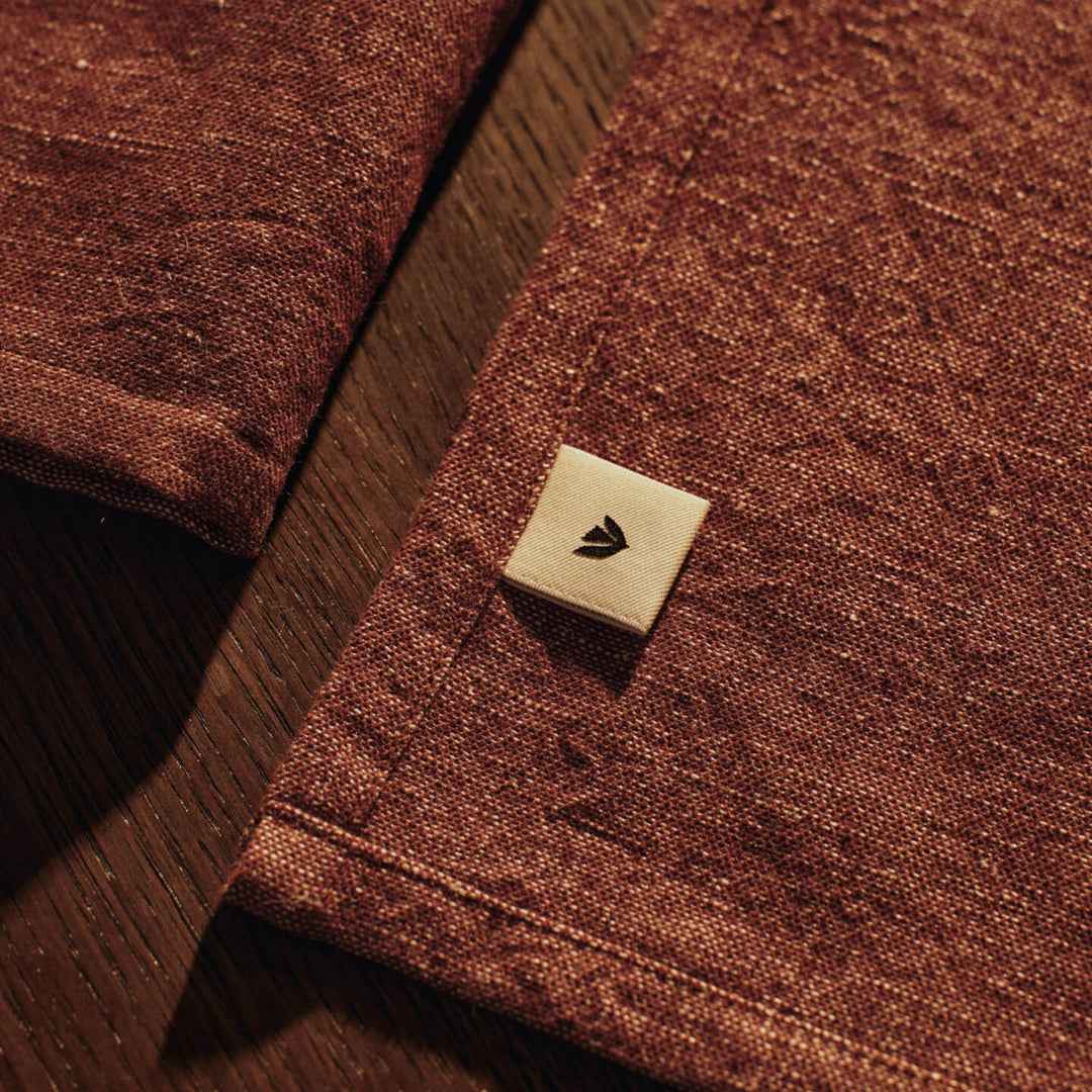 FERM LIVING Hale Napkins, Chestnut (Set of 4)