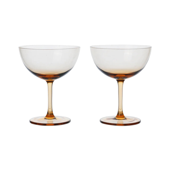 FERM LIVING Host Cocktail Glasses, Blush (Set of 2)