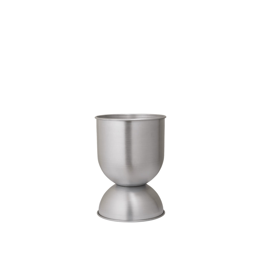 FERM LIVING Hourglass Flower Pot, H42.5cm Small, Aluminium