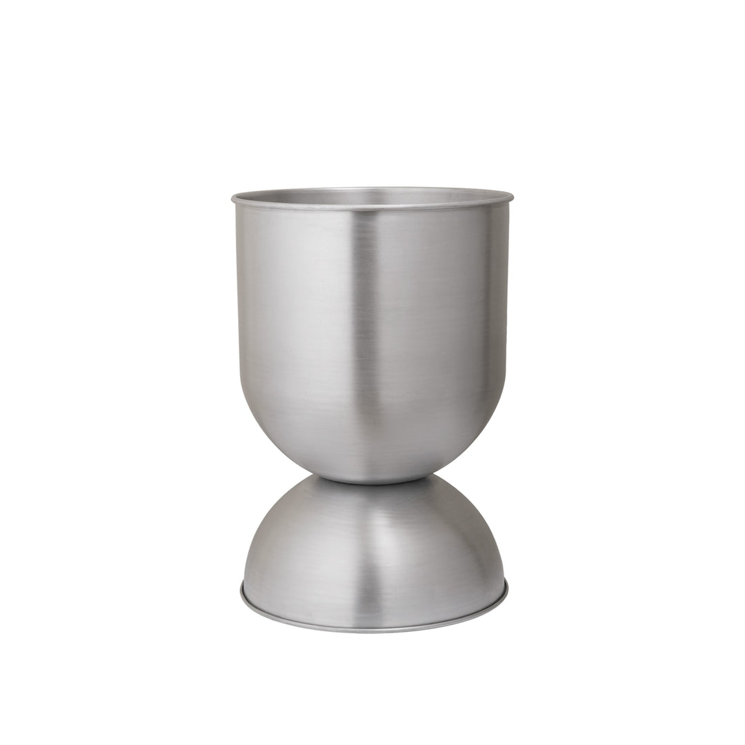 FERM LIVING Hourglass Flower Pot, H59cm Medium, Aluminium