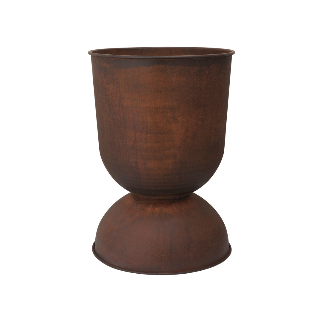 FERM LIVING Hourglass Flower Pot, H73cm Large, Rust