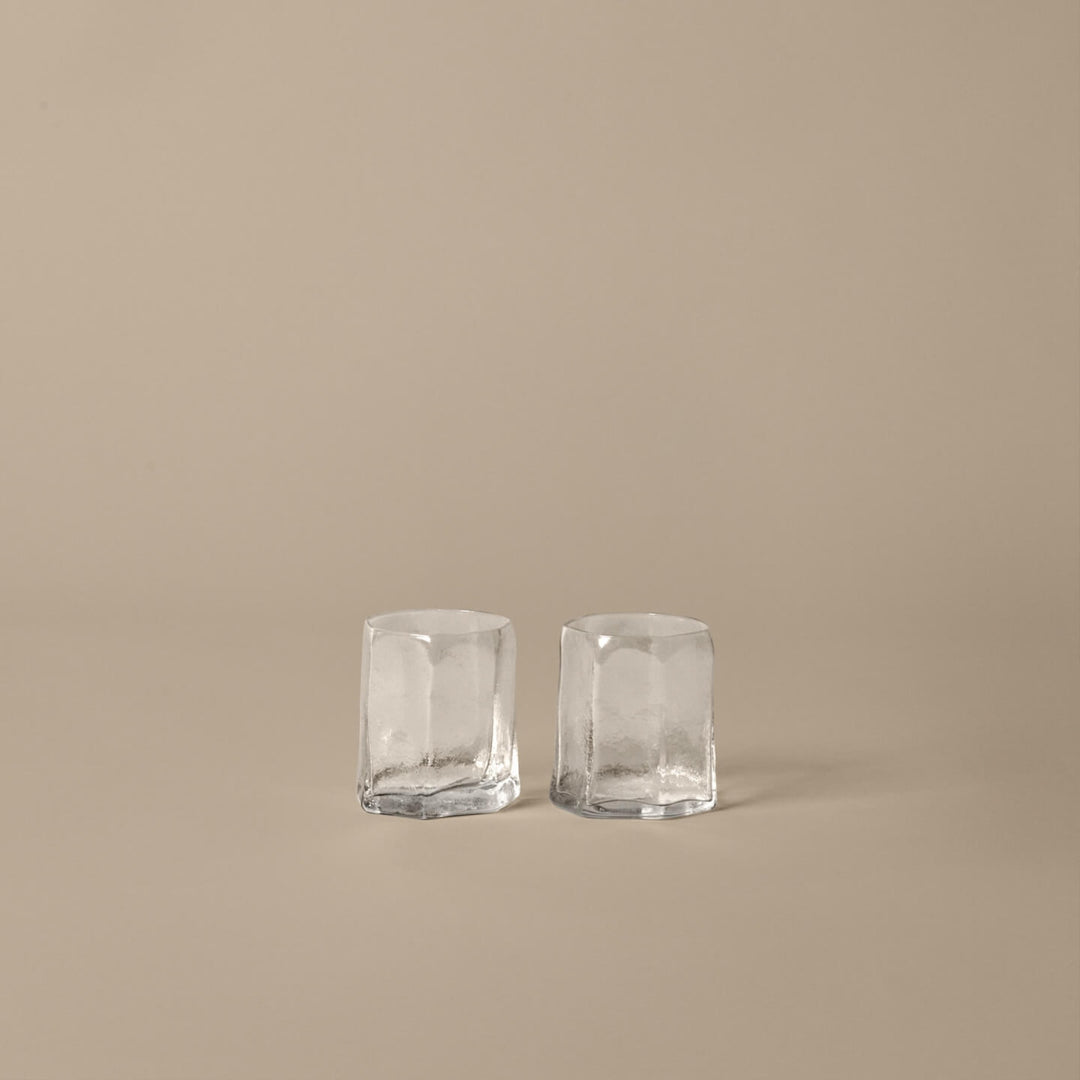 FERM LIVING Kiru Glasses, Clear (Set of 2)