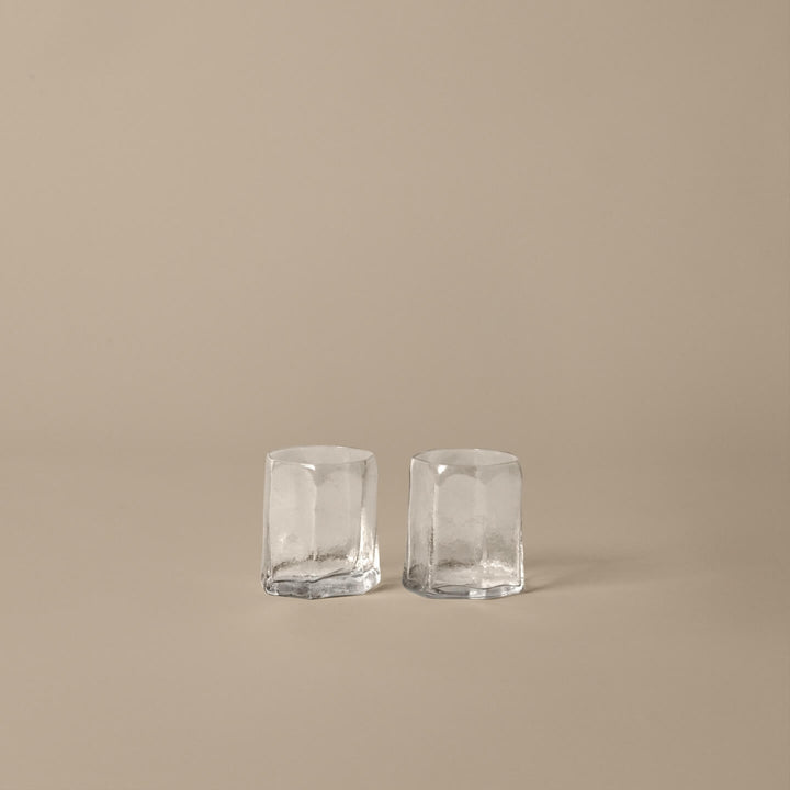 FERM LIVING Kiru Glasses, Clear (Set of 2)