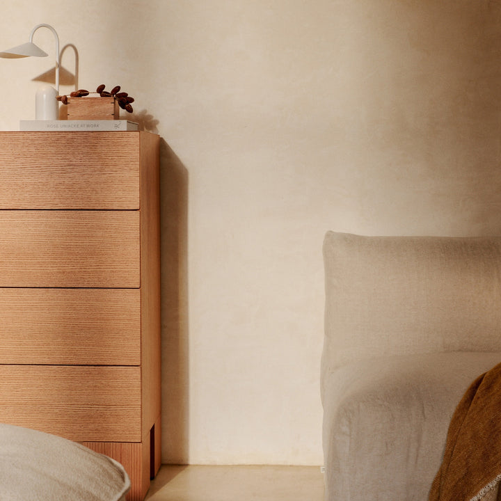 PRE-ORDER │ FERM LIVING Kuben Drawers 1x4, Natural Oak Veneer