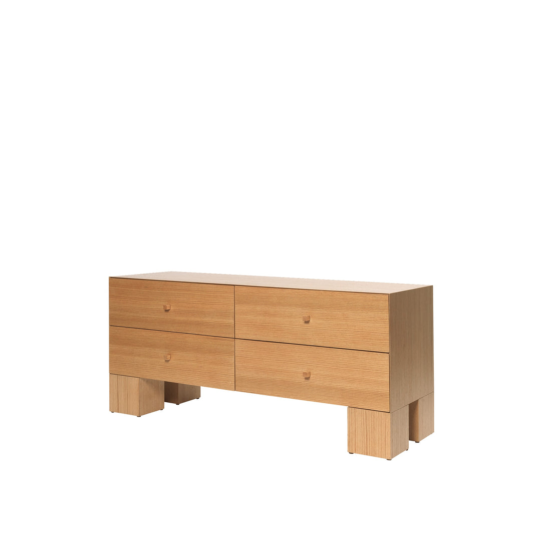 PRE-ORDER │ FERM LIVING Kuben Drawers 2x2, Natural Oak Veneer