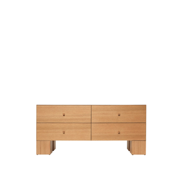 PRE-ORDER │ FERM LIVING Kuben Drawers 2x2, Natural Oak Veneer