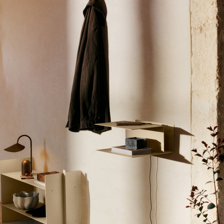 FERM LIVING Lager Bedside Table, Cashmere