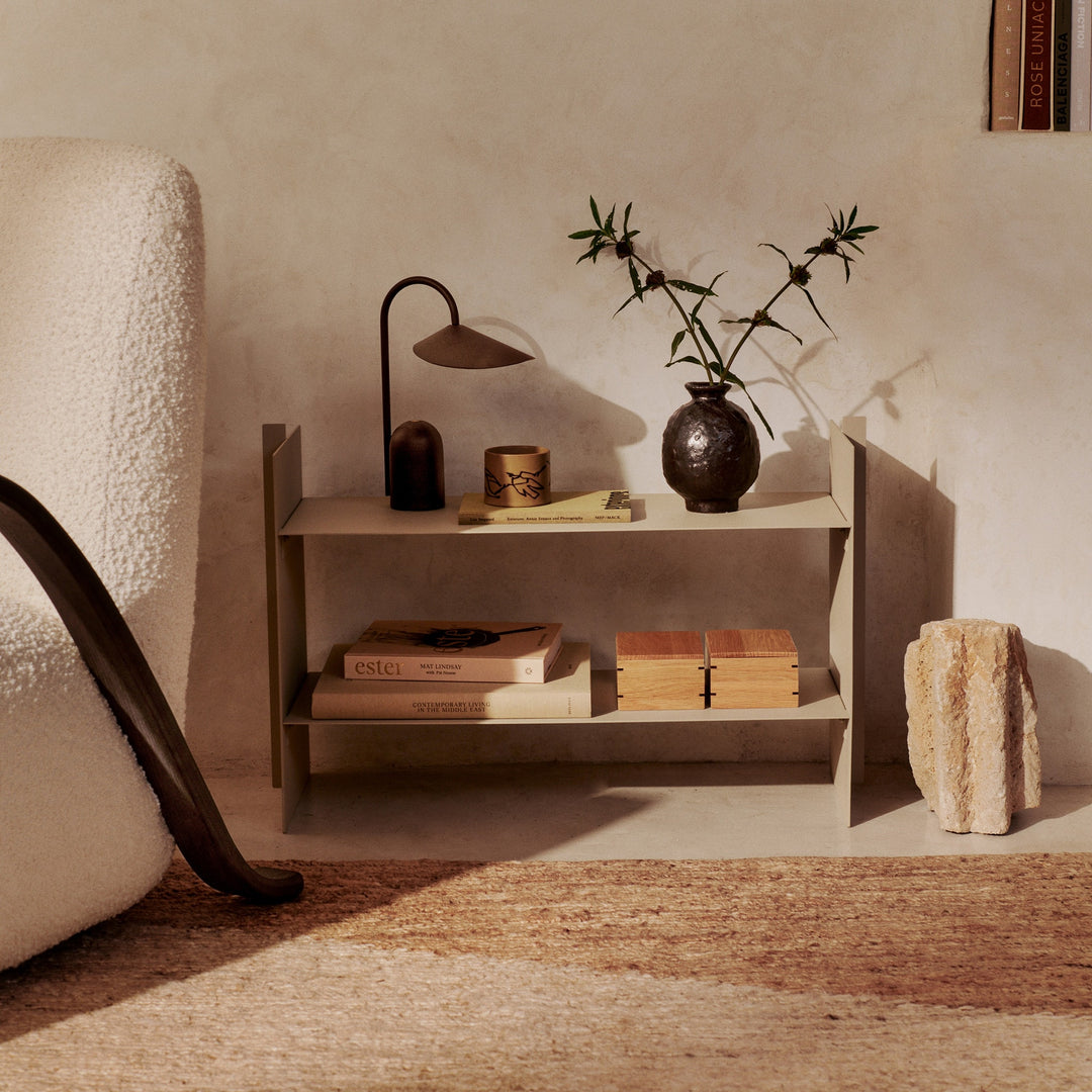 FERM LIVING Lager Low Rack, Cashmere