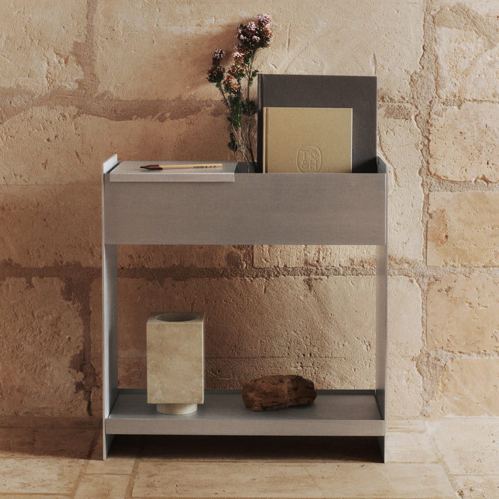 FERM LIVING Lager Plant Box w/ Shelf, Aluminium