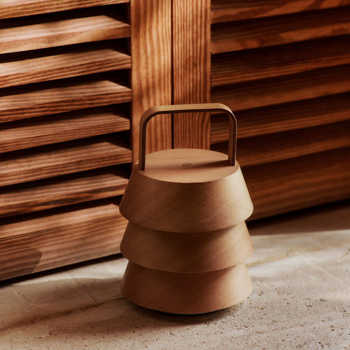 FERM LIVING Luver Portable Lamp, Natural