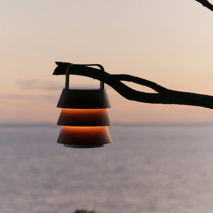 FERM LIVING Luver Portable Lamp, Natural
