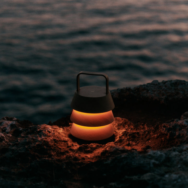 FERM LIVING Luver Portable Lamp, Natural