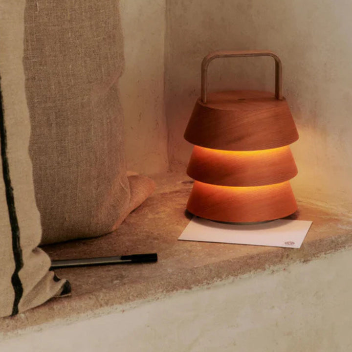 FERM LIVING Luver Portable Lamp, Natural