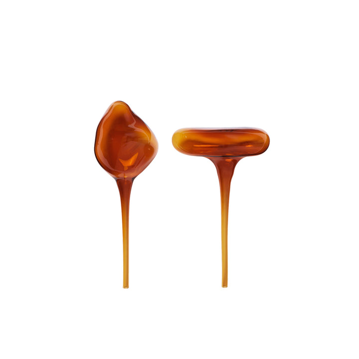FERM LIVING Mercury Water Globes, Amber (Set of 2)