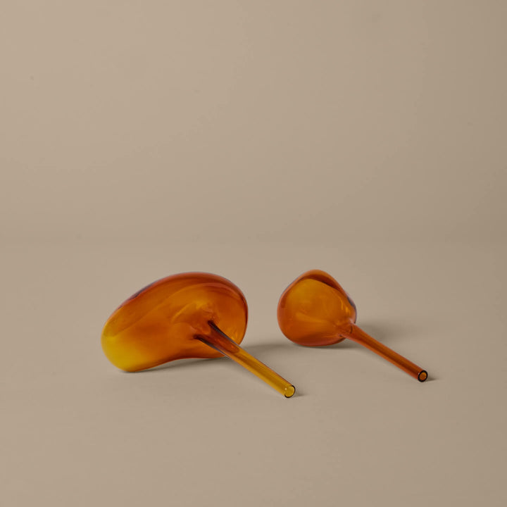 FERM LIVING Mercury Water Globes, Amber (Set of 2)