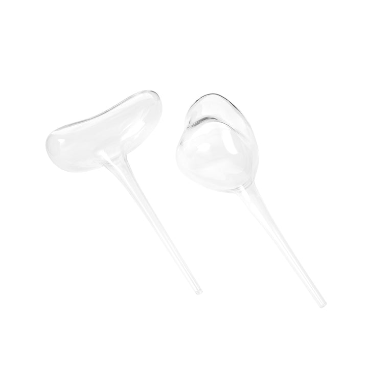 FERM LIVING Mercury Plant Water Globes, Clear (Set of 2)