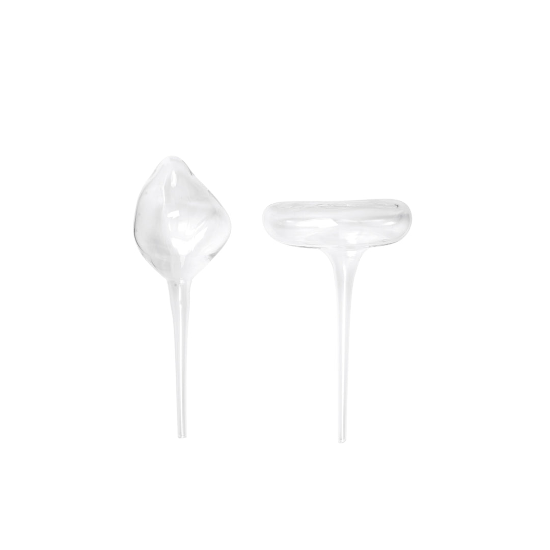 FERM LIVING Mercury Plant Water Globes, Clear (Set of 2)