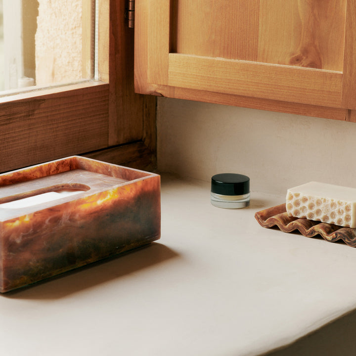 FERM LIVING Mist Tissue Box, 21x12cm, Sugar Kelp