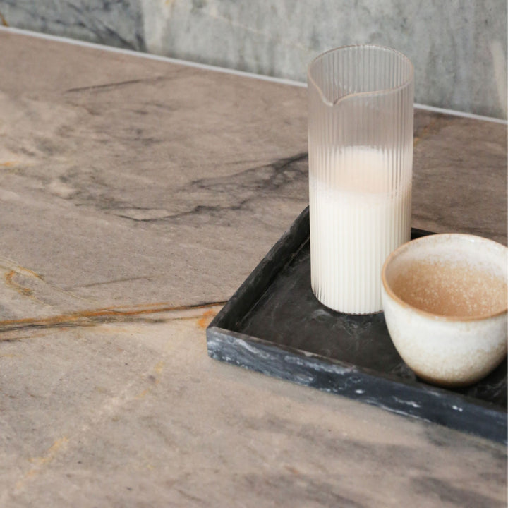 FERM LIVING Ripple Milk Jug, Clear