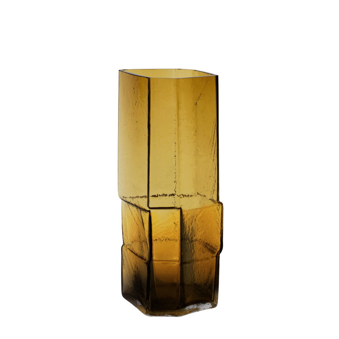 FERM LIVING Muro Vase, H30cm, Recycled Amber