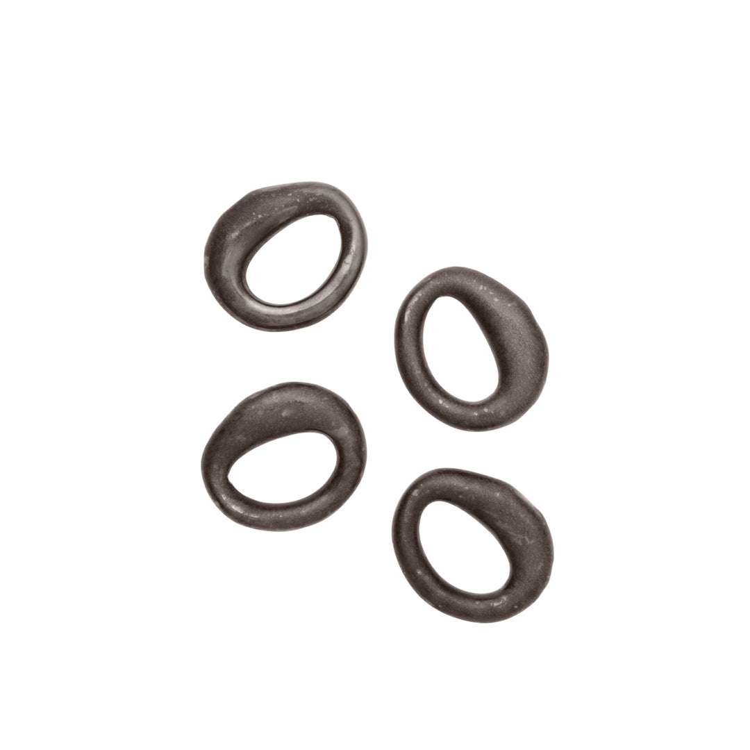 FERM LIVING Orrith Napkin Rings, Rustic Bronze, (Set of 4)