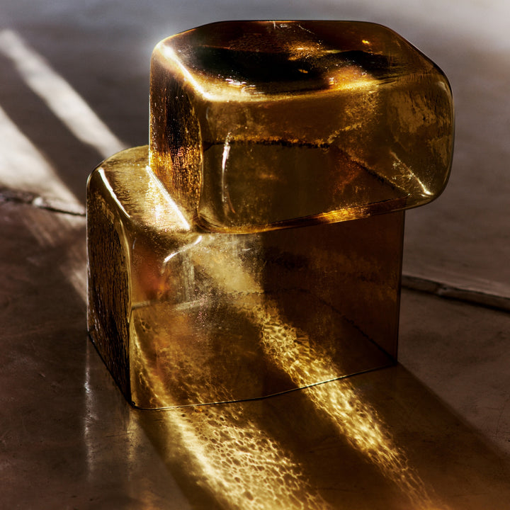 FERM LIVING Oscil Sculpture, Recycled Amber