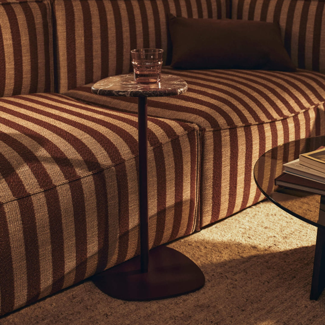 FERM LIVING Plyo Accent Table, Dark Grape