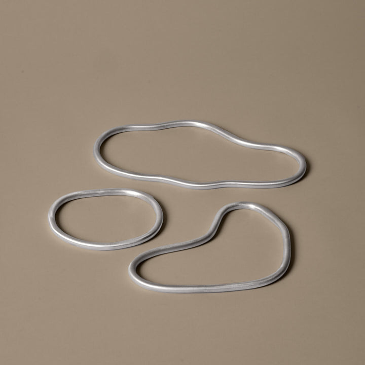 FERM LIVING Pond Trivets, Aluminium (Set of 3)