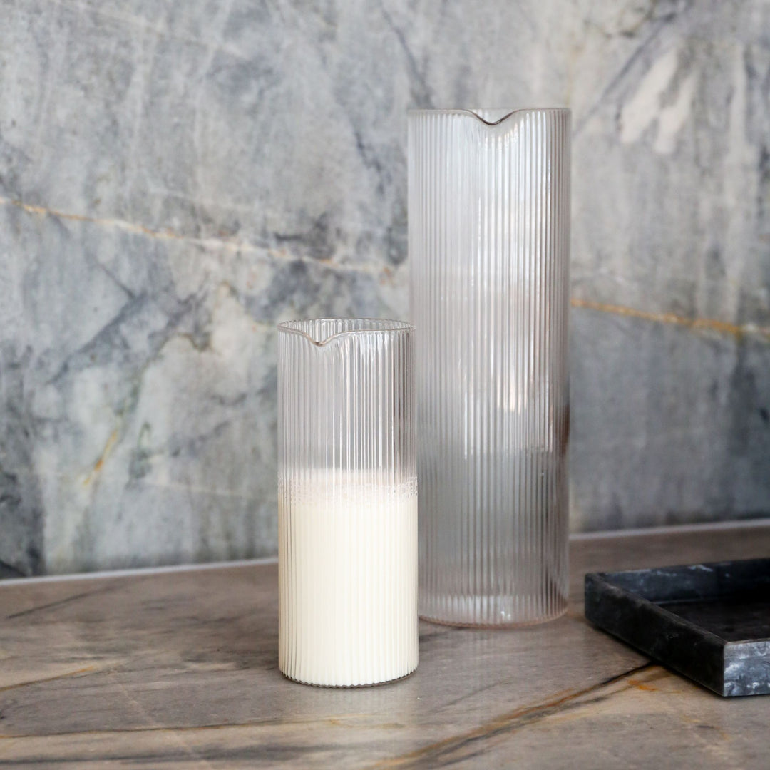 FERM LIVING Ripple Water Jug, Clear