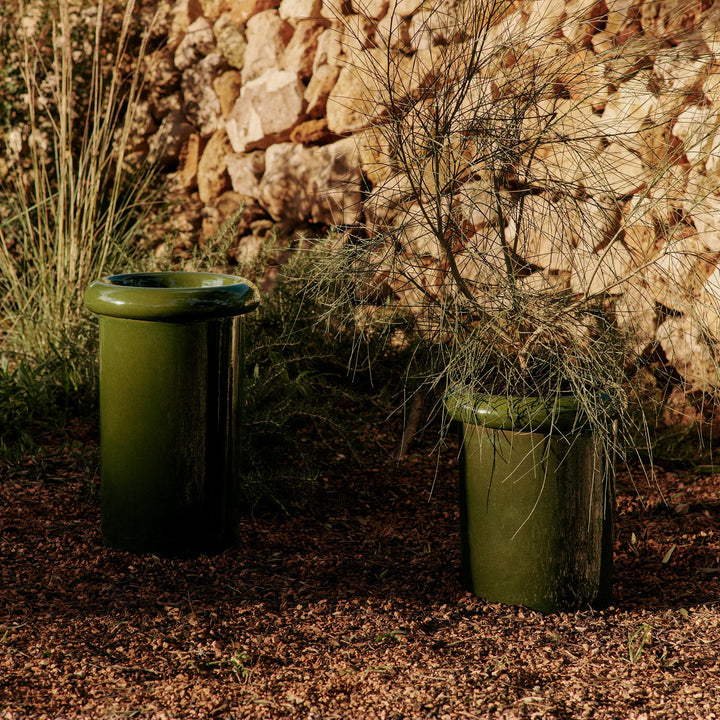 FERM LIVING Rollo Pot, H46cm, Moss Green