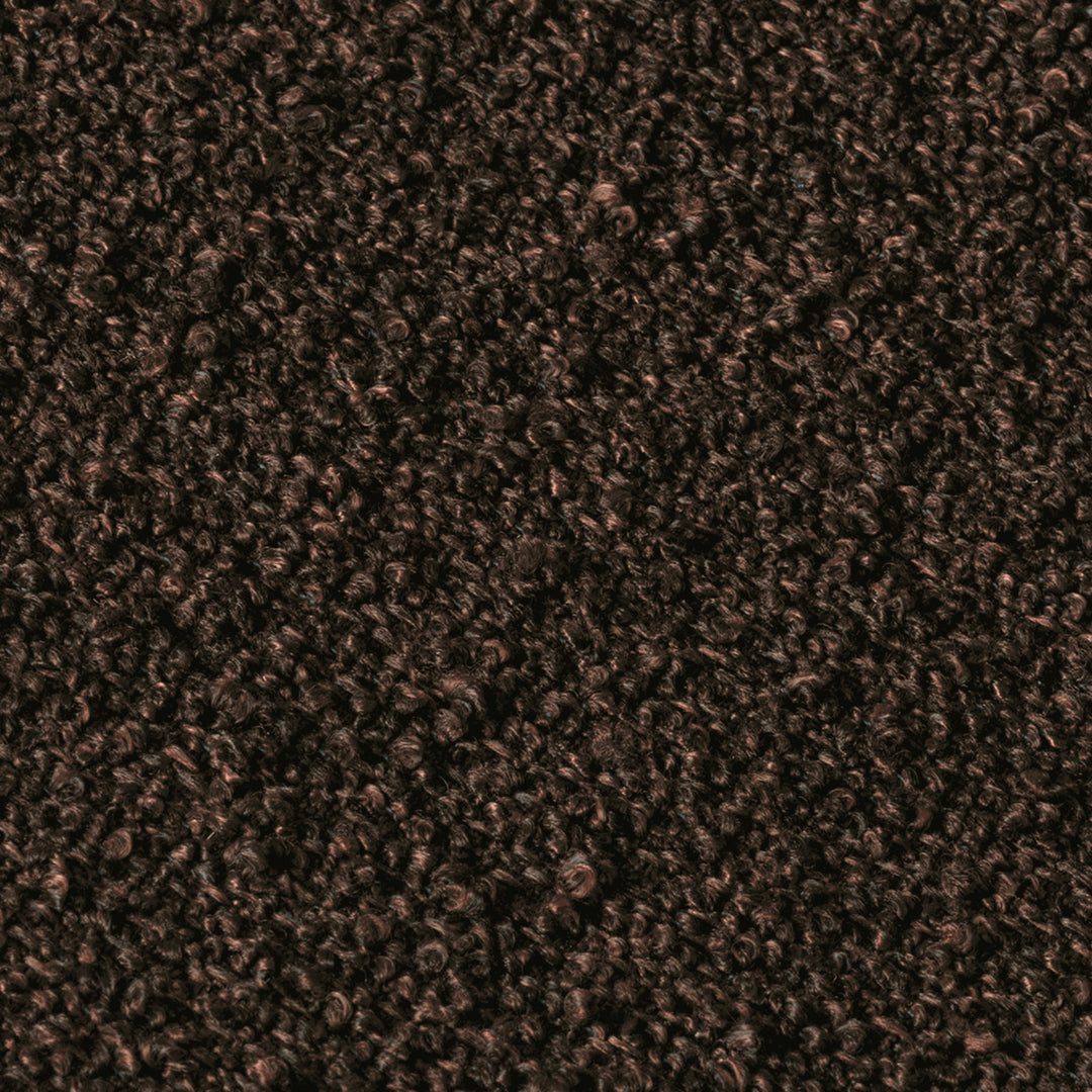 PRE-ORDER │ FERM LIVING Rouli Center Module, Pure Bouclé/Chestnut Brown